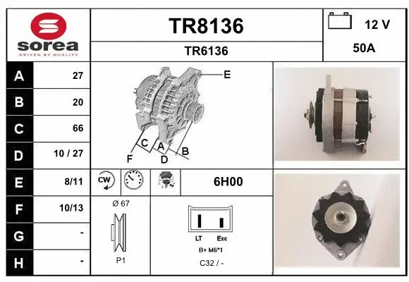 Alternator (TR8136)