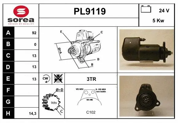 Starter (PL9119)