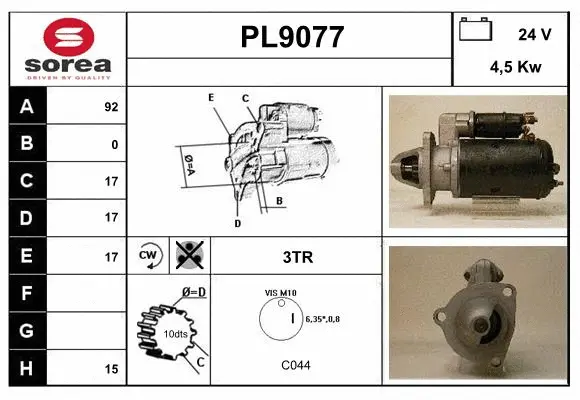 Starter (PL9077)