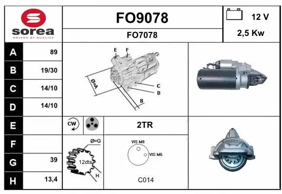 Starter (FO9078)