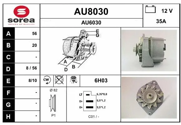 Alternator (AU8030)