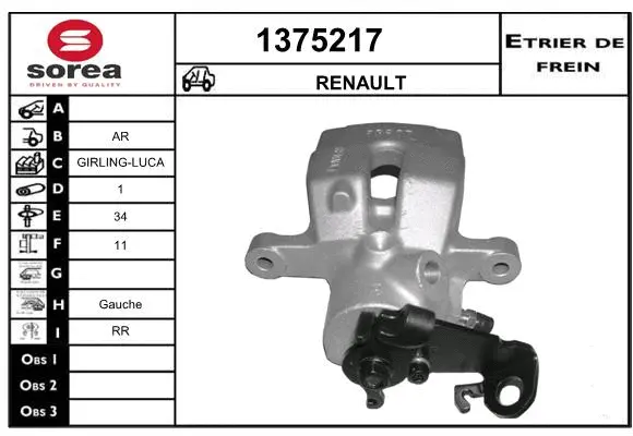 Brake Caliper (1375217)