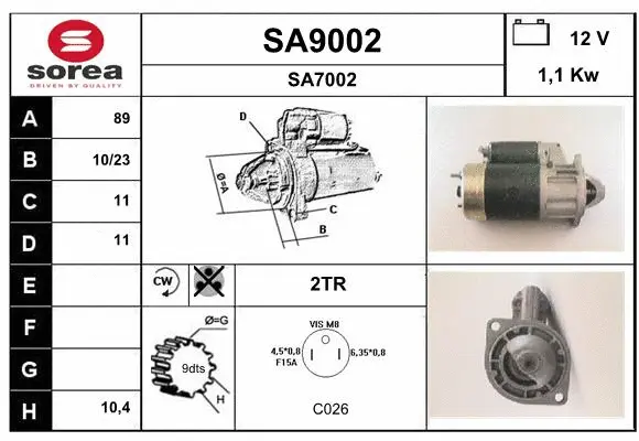 Starter (SA9002)