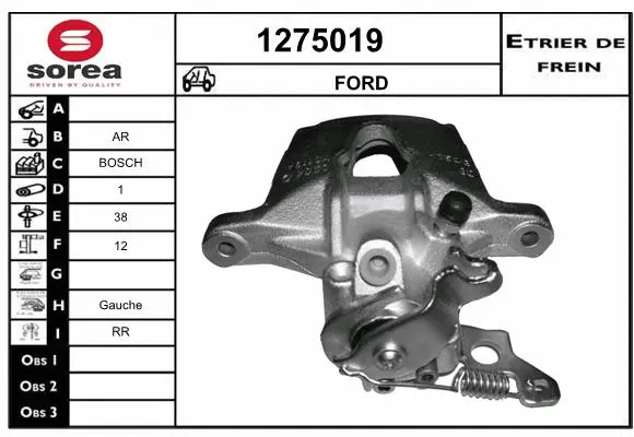 Brake Caliper (1275019)