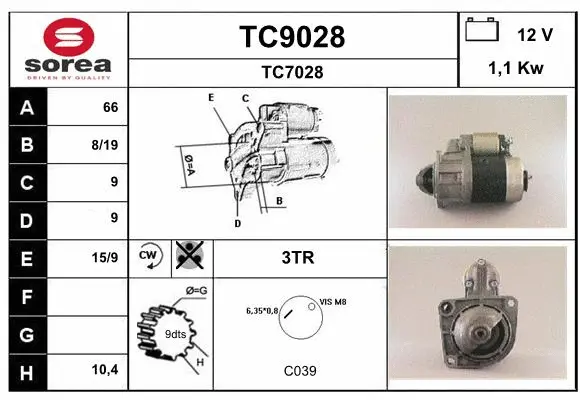 Starter (TC9028)