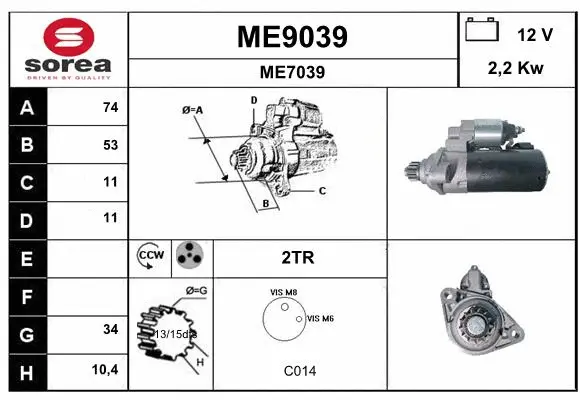 Starter (ME9039)