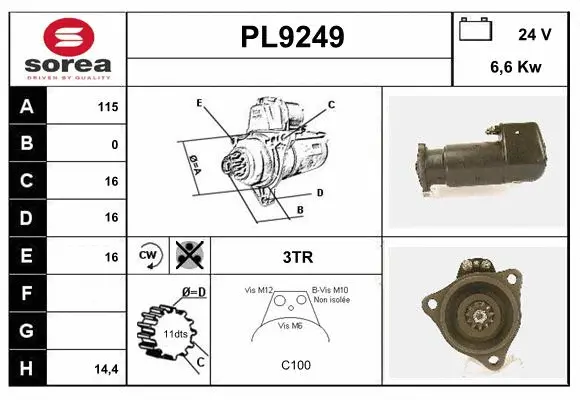 Starter (PL9249)