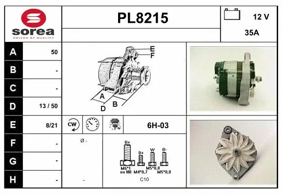 Alternator (PL8215)