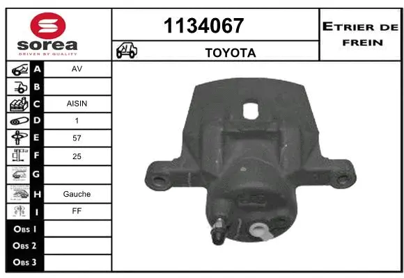 Brake Caliper (1134067)