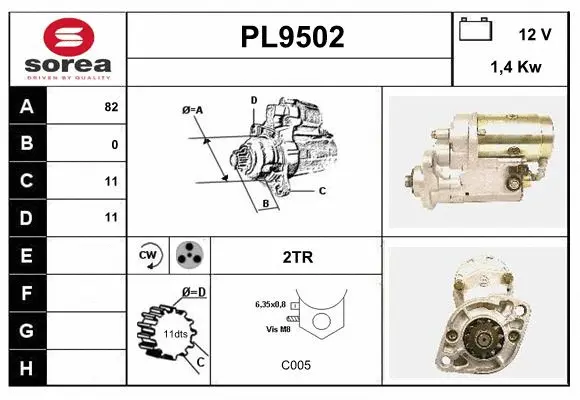 Starter (PL9502)