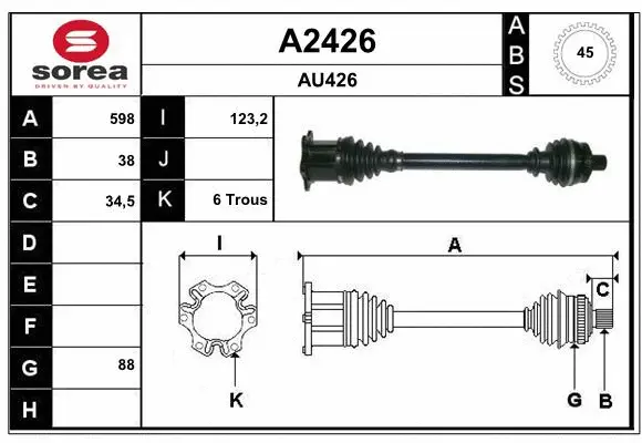 Drive Shaft (A2426)