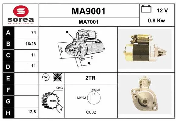 Starter (MA9001)