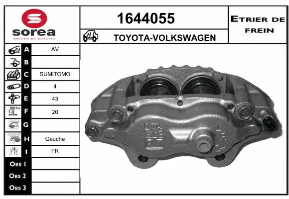 Brake Caliper (1644055)