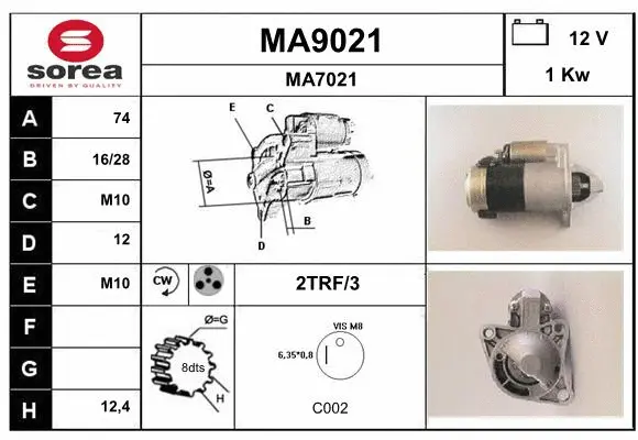 Starter (MA9021)