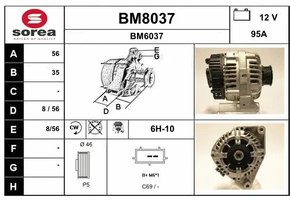 Alternator (BM8037)