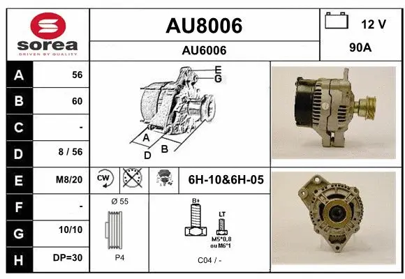 Alternator (AU8006)