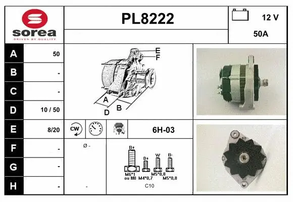 Alternator (PL8222)