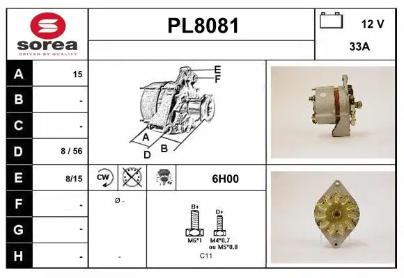 Alternator (PL8081)