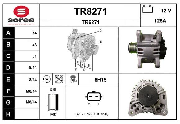 Alternator (TR8271)