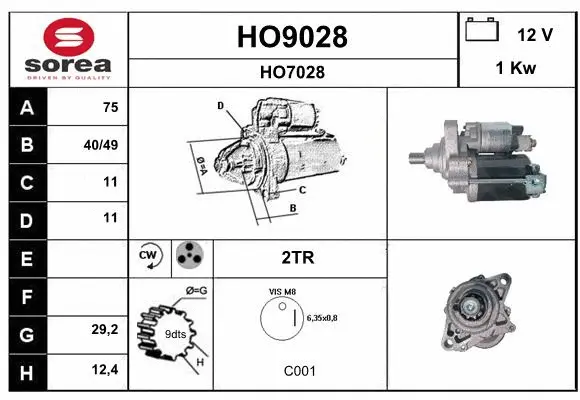 Starter (HO9028)