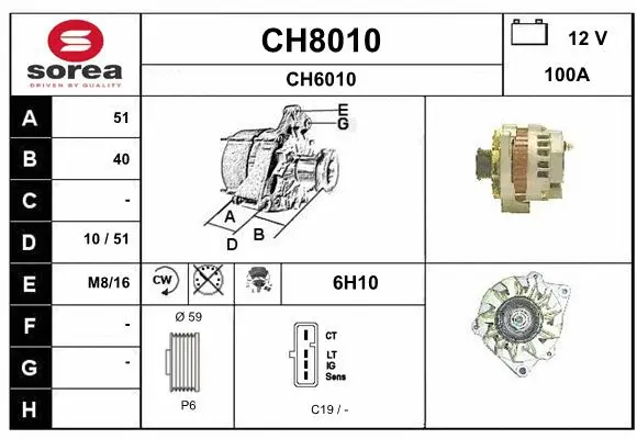 Alternator (CH8010)