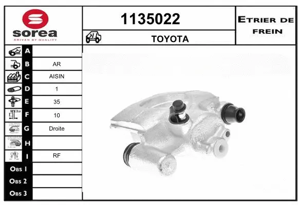 Brake Caliper (1135022)