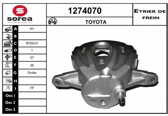 Brake Caliper (1274070)