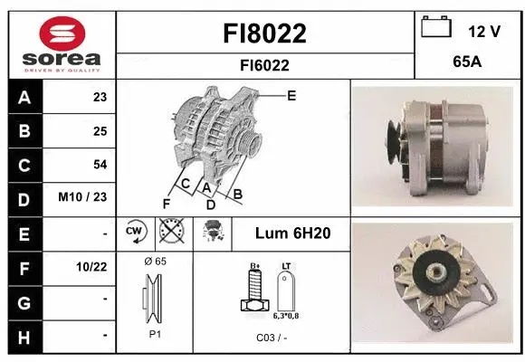 Alternator (FI8022)