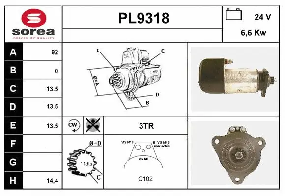 Starter (PL9318)