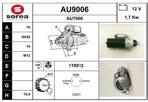 Starter (AU9006)