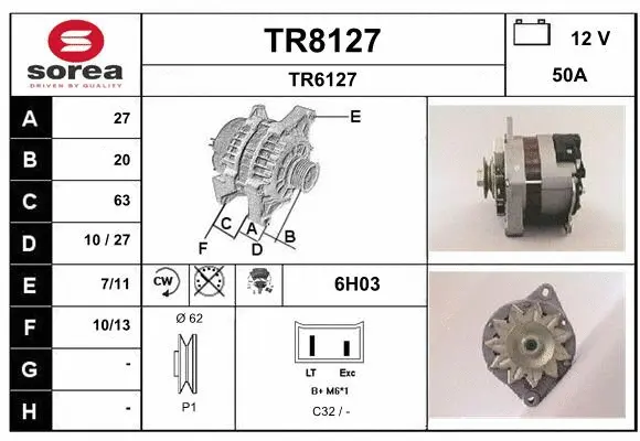 Alternator (TR8127)