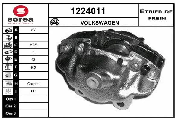 Brake Caliper (1224011)