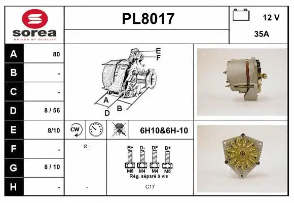 Alternator (PL8017)