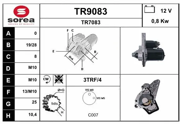 Starter (TR9083)