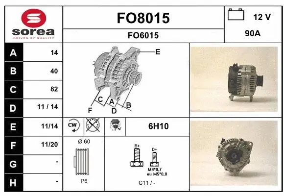 Alternator (FO8015)