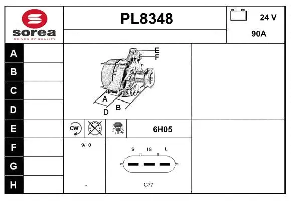 Alternator (PL8348)