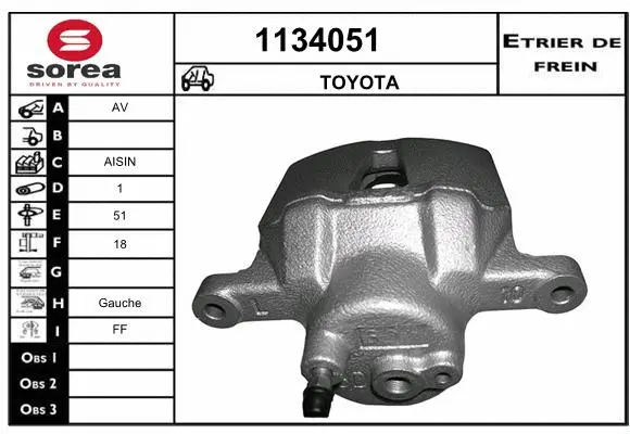 Brake Caliper (1134051)