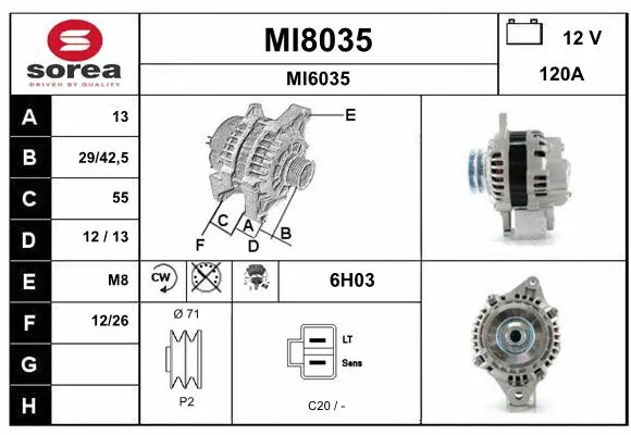 Alternator (MI8035)