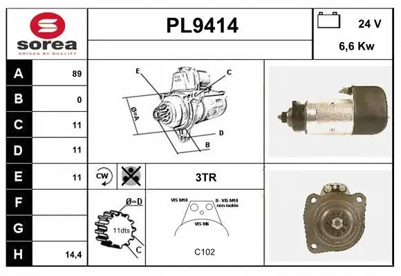 Starter (PL9414)