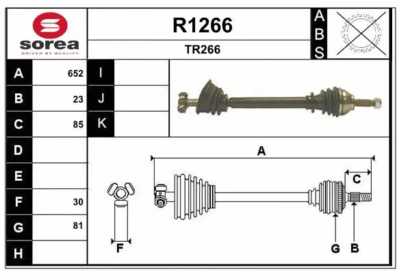 Drive Shaft (R1266)