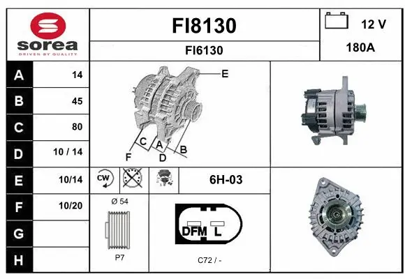 Alternator (FI8130)