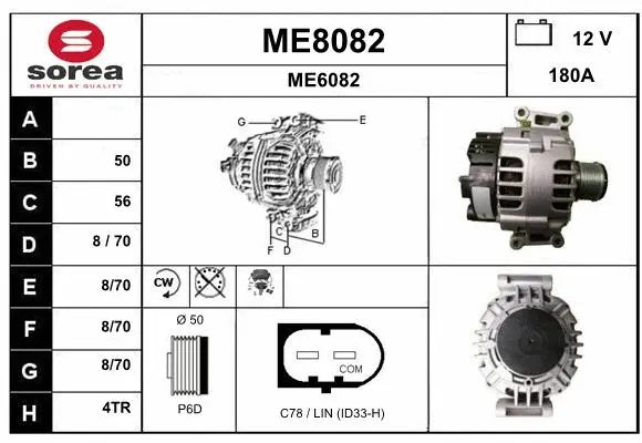 Alternator (ME8082)