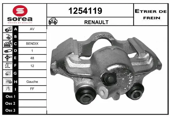 Brake Caliper (1254119)