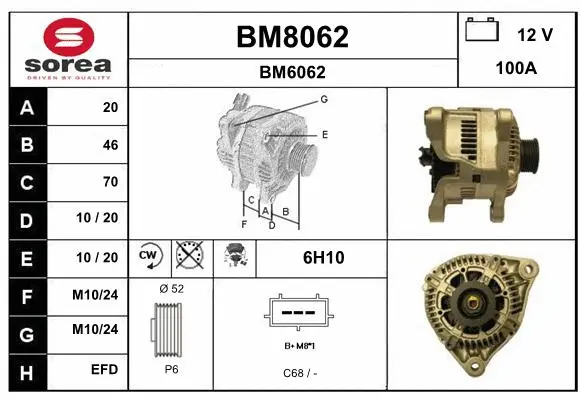 Alternator (BM8062)