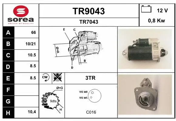 Starter (TR9043)