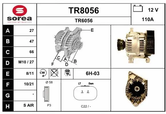 Alternator (TR8056)