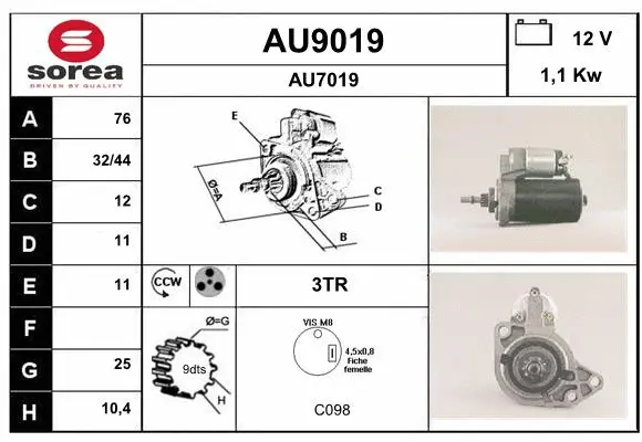 Starter (AU9019)