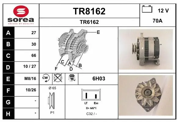 Alternator (TR8162)