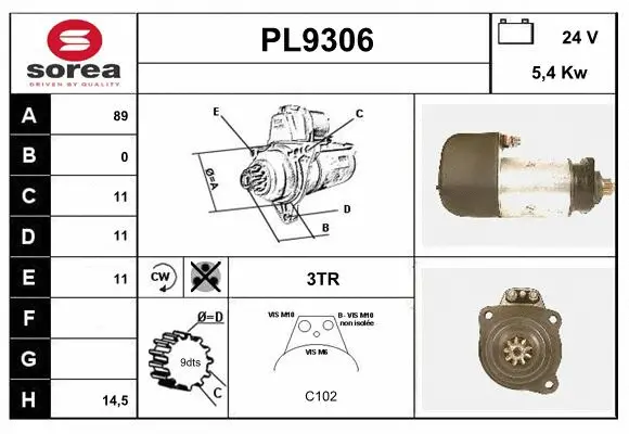 Starter (PL9306)