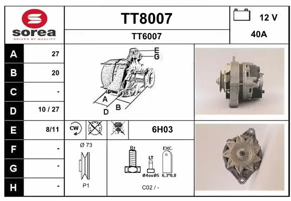 Alternator (TT8007)